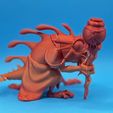thumbnail_IMG_9130.jpg Free STL file Morgl the Oracle (Hearthstone Murloc Shaman)・3D print design to download