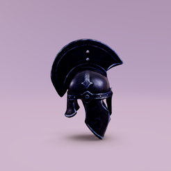 Black-gladiator-helmet-1.png Black Gladiator Helmet - 3D ART