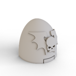 Mk6-Shoulder-Pad-Night-Lords.png STL-Datei Schulterpolster für MKVI/Mk6 Power Armour (Night Lords)・Vorlage für 3D-Druck zum herunterladen