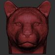 18.jpg Leopard head for 3D printing