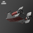 cults3.png STAR WARS   A-WING RZ-1 STARFIGHTER with BASEMENT