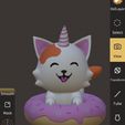 409F21F5-B94C-48DB-AFAC-1D00B3F75A53.jpeg Cute cat dog unicorn in a puddle in a donut