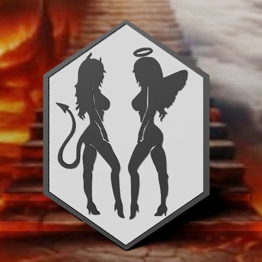 Devil woman 3D model