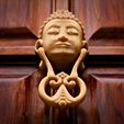 ae om | La Fichier STL Heurtoir de porte Bouddha・Design pour imprimante 3D à télécharger