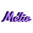Mélie.stl Mélie