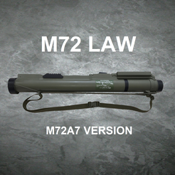 Picture1a.png 1:1 M72 LAW (M72A7 VERSION) LIGHT ANTI-TANK WEAPON PROP