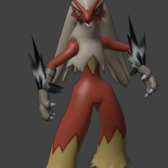 Immagine-2023-06-29-124339.png Free STL file Blaziken・3D print design to download