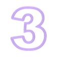 3.stl Neon Led Doppelnummern