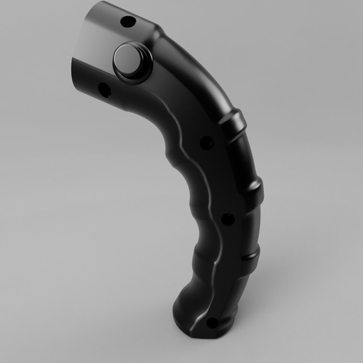 Ergonomic Rotating Handle – 3D Printable Model