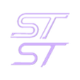 Logo_ST.STL ST Logo - back and front