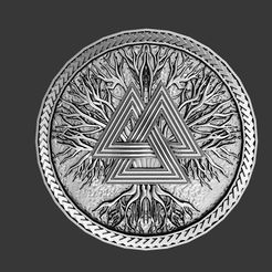 Valknut-pendant-.0.jpg STL file Valknut pendant・3D printable design to download