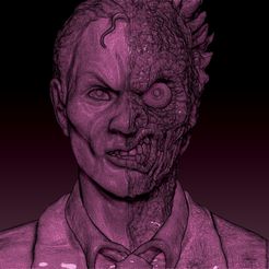 twoface2.jpg Fichier STL Deux visages・Modèle à télécharger et à imprimer en 3D