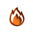 llama-fuego-cortante.png flame fire cookie cutter