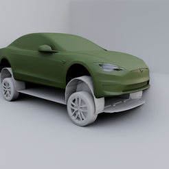 1.png STL-Datei Tesla Model S Kariert 2022・3D-druckbares Modell zum Herunterladen
