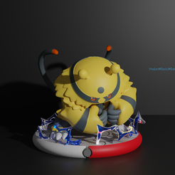 Electivire.png Файл STL 3D-печатная модель покемона Electivire・Модель для загрузки и печати в формате 3D