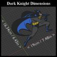 Batman-Size.jpg The Dark Knight - Multicolor Batman Super Hero Wall Art