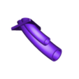 The 57 outlet.stl Turbo exhaust 3 designs dump pipe THE57 02 sensor