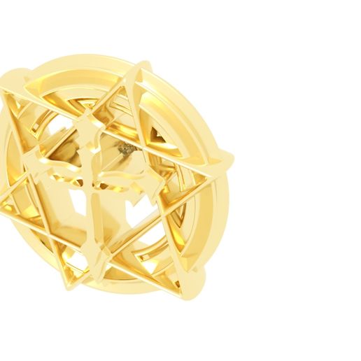 Cross pendant + saints + star signs 3D model