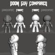 Compared.png DooM Guy - Collectable Figure (DooM 2016)