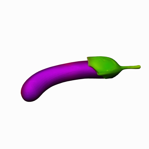 eggplant dildo STL File for 3D printingCults