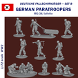 DeutscheFallschirmjaegerSetB.png German Paratroopers with MG34 WW2 Set B  1/72 scale