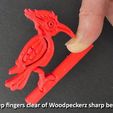 fingers_display_large.jpg WOODPECKERZ... moving one piece print that pecks, pegs and clips!