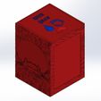 3D-ISO.jpg Deck Box 100 Cards - Magic the Gathering TCG - Cowboy Theme (Stella Lee, Quick Draw)
