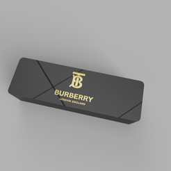 burberry.png STL file burberry" box・Model to download and 3D print