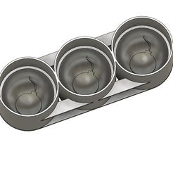 Bathbomb3.png STL file X3 and Single Bathbath mold "Bomb" Design・3D printer design to download
