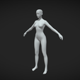 4.png Female Character Body Base Mesh