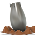 vase304 v1-06.png pot vase cup vessel Bomb v304 for 3d-print or cnc