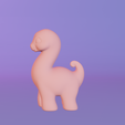 brontopose2.png Cutesaurus as a Petite Pony (Dinosaur 3D model)