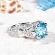 4.jpg JCR 1009 Goddess of the Sea Sterling Mermaid Ring