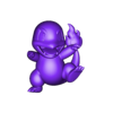 004 Charmander Battle Syle.stl Style de combat Pokemon - Charmander #004