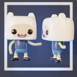 Finn2.png ADVENTURE TIME / Funko pop style collection with 4 adventure time characters
