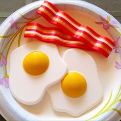 01a69b3a17fd0a3ae1e443c2371d6b0af6255ca6d6_display_large.jpg Free STL file Bacon and Eggs・3D printing template to download