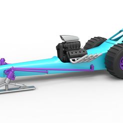 1.jpg Fichier 3D Diecast Moteur avant dragster des neiges old school Echelle 1:25・Plan pour imprimante 3D à télécharger