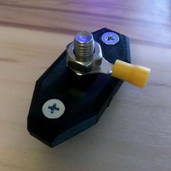 asdfg.jpg Free 3D file M8 Terminal Stud (Binding Post) - 12V battery installation・Template to download and 3D print