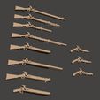 2e69921790868680ef03a939585125b9_display_large.jpg Free STL file 28mm Fantasy Arsenal of Muskets Percussion / Flintlock Firearms and Guns・3D printable model to download