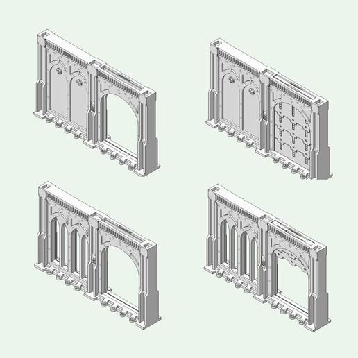 *Wall2.png Underhive - Ensemble de tours de la ruche