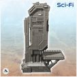 3.jpg Space control tower with landing platform (13) - Future Sci-Fi SF Infinity Terrain Tabletop Scifi
