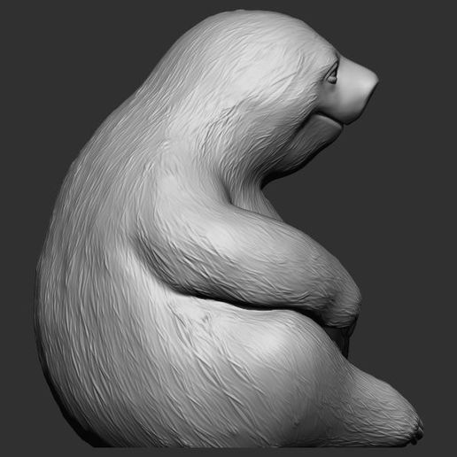 🦥 cartoon stylized Sloth 3d printable model・ 3D File for 3D printing・Cults