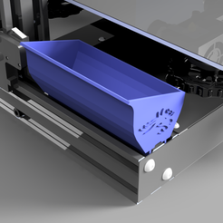 Waste_Collector_v1.png Free STL file Ender 3 Side Bin・3D printer model to download