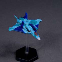 GlpGTQLjkzM.jpg STL-Datei Amerikanisches Mecha-Raumflugzeug Sabre (mit Stützen)・Modell für 3D-Drucker zum Herunterladen