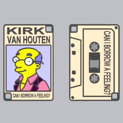 KIRK VAN HOUTEN = @ z © 28 S = = — © m = = Go =) | _} CANIBORROW A FEELING? Kirk Van Houten keychain. Can I Borrow a feeling?