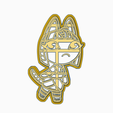 asdasfgf.png STL file ANKHA - COOKIE CUTTER / ANIMAL CROSSING・3D print design to download