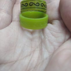 20230603_123717_mfnr.jpg Archivo STL ANILLOS PATRÓN・Modelo imprimible en 3D para descargar