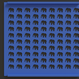 1.png Sprinkle Stencil Elephant Design.
