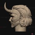 04.jpg Loki Head - Tom Hiddleston - Loki TV series 2021 - High Quality 3D print model