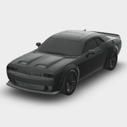 🚗 Dodge Challenger SRT Hellcat 2023.・ 3D File for 3D printing・Cults